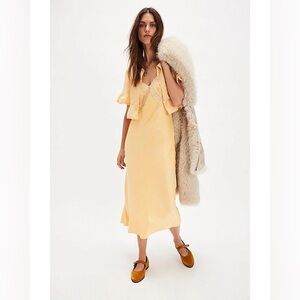 Free People Sweet Tea Midi Dress Set - M